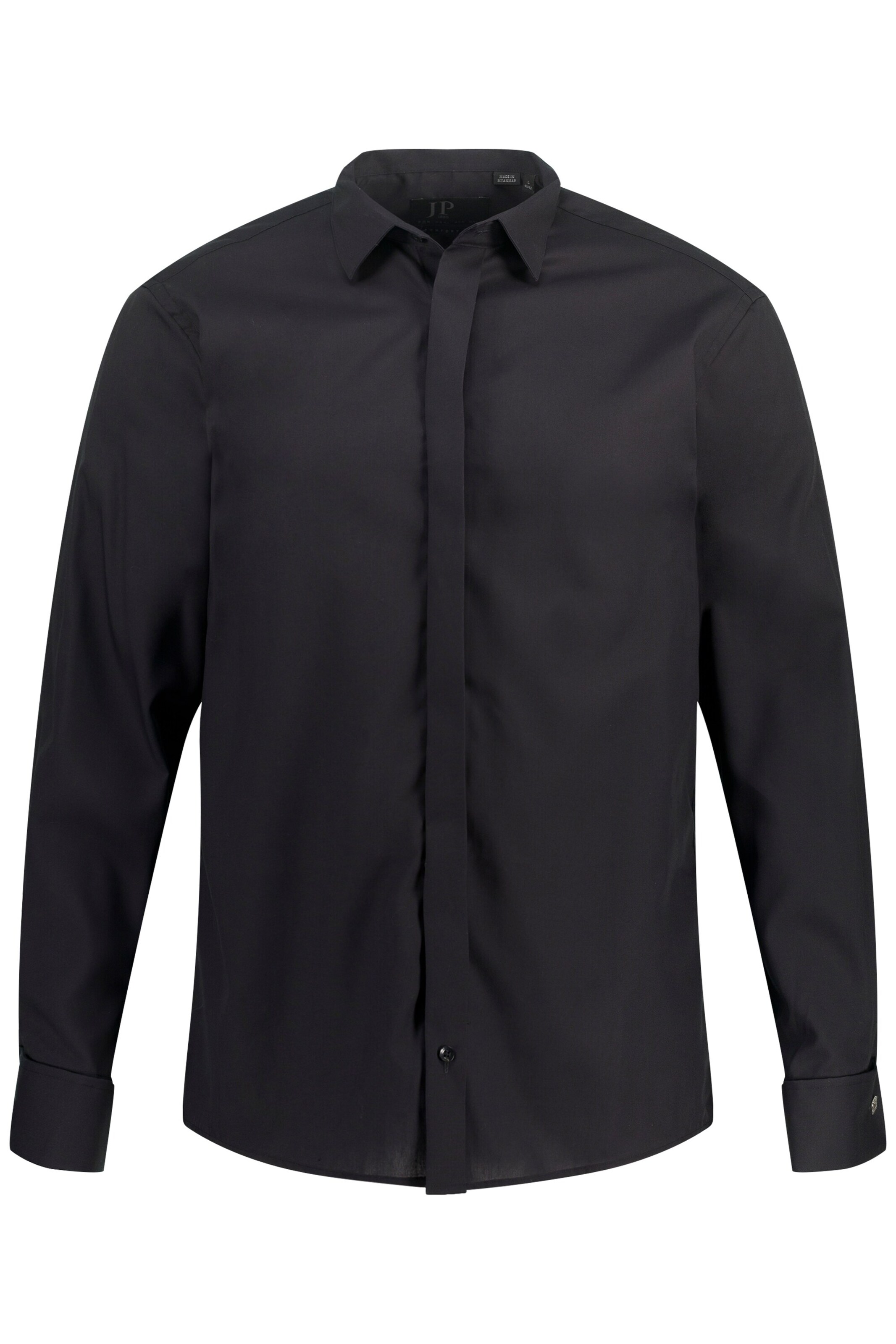 JP1880 Hemd in Schwarz: Vorderseite