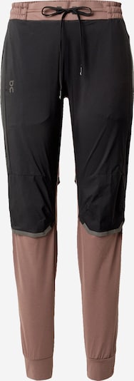Pantaloni sport On pe gri metalic / roz pal, Vizualizare produs