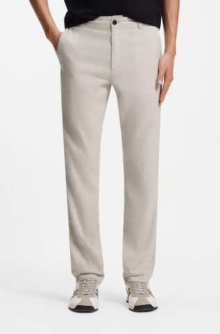 BOSS Regular Pants in Grey: front