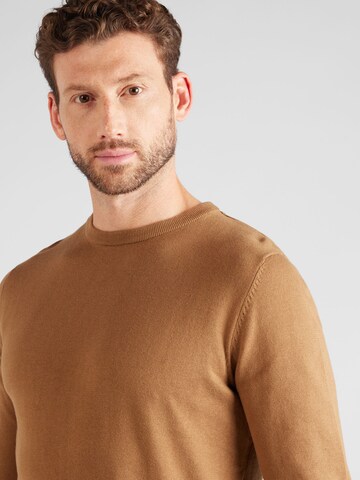 JACK & JONES Sweater in Brown