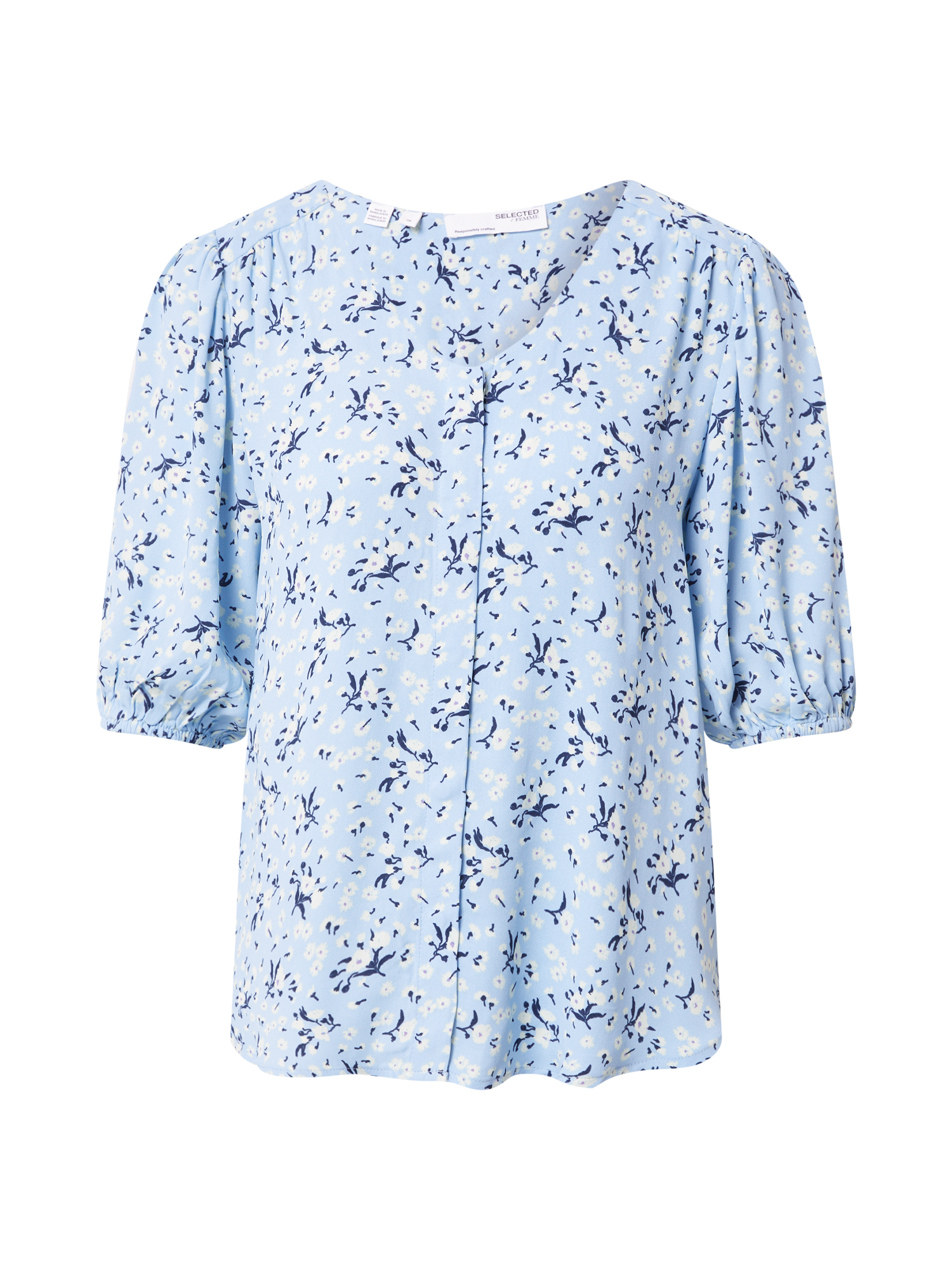 fK2XP Abbigliamento SELECTED FEMME Camicia da donna in Blu 
