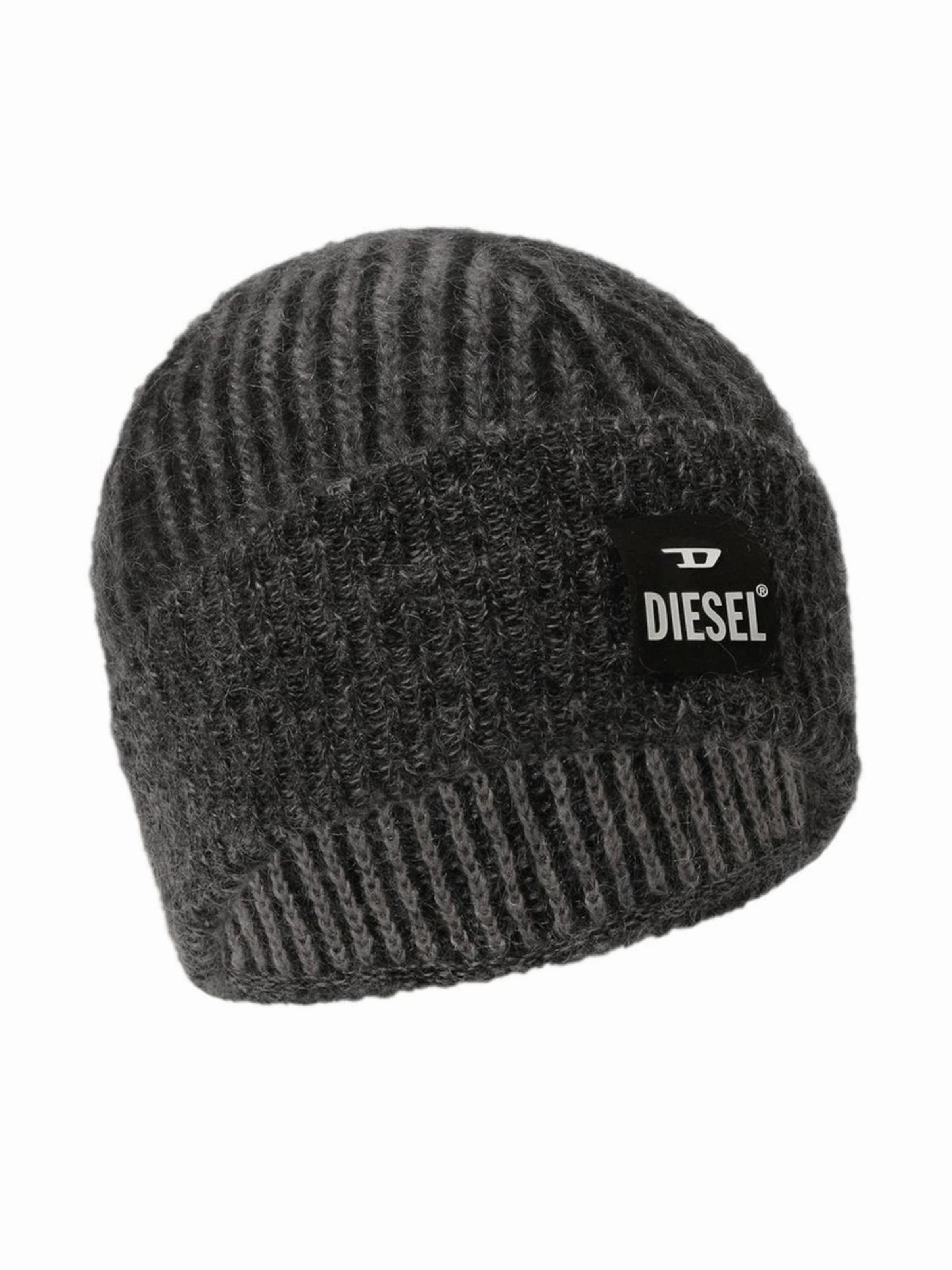 DIESEL Čepice 'K-EDRO-MOHAIR-CAP' – šedá: přední strana