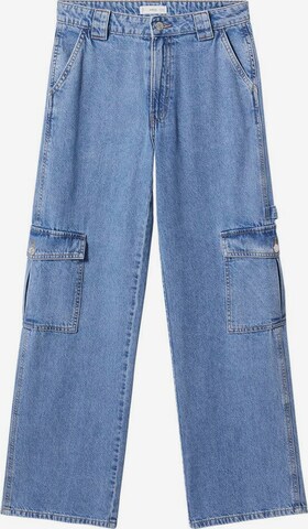 Regular Jeans 'carpente' de la MANGO TEEN pe albastru: față