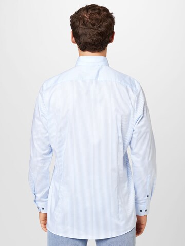 OLYMP Slim fit Button Up Shirt 'Level 5' in Blue