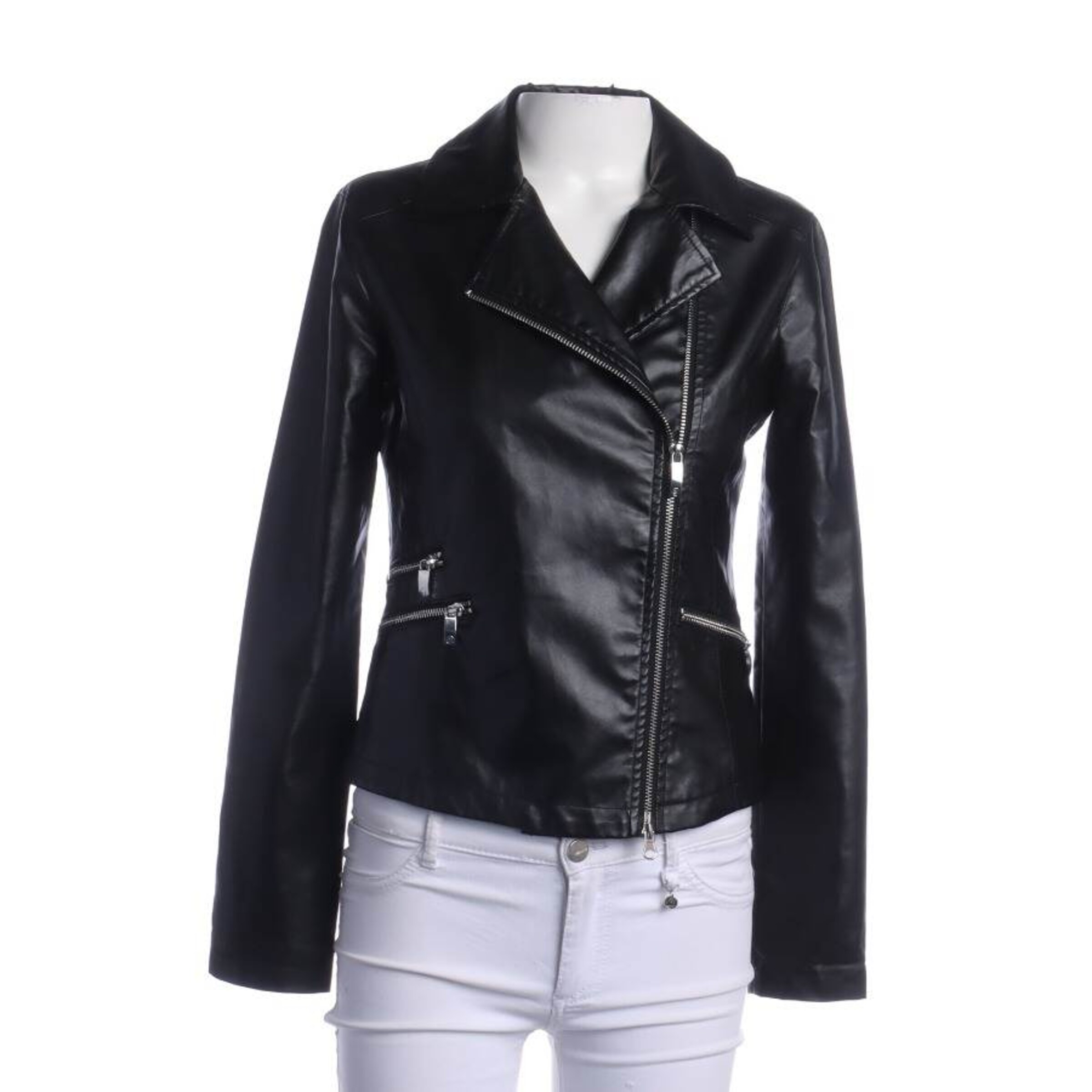 ARMANI Jacket & Coat in XXS in Black: front