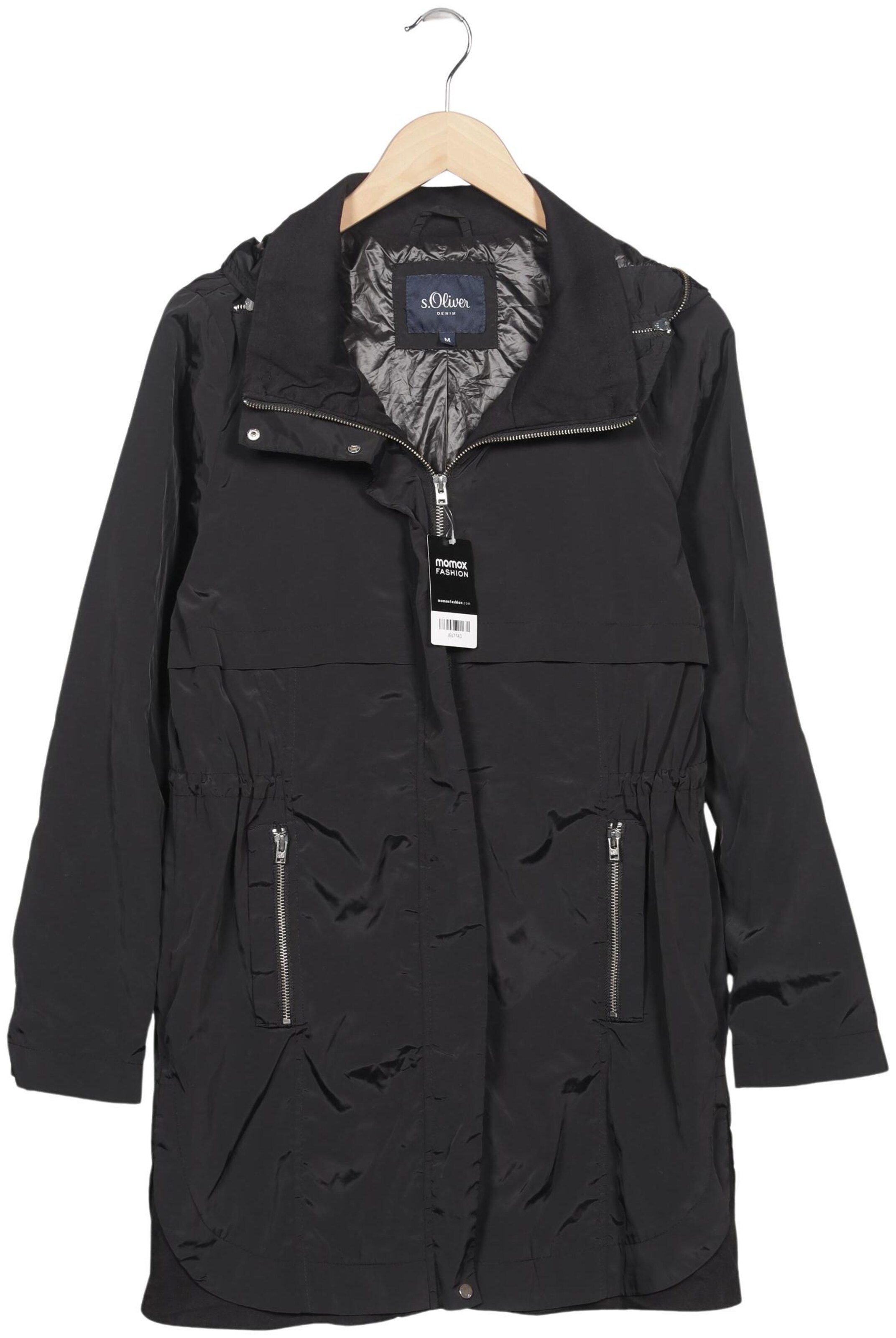s.Oliver Mantel M in Schwarz: Vorderseite