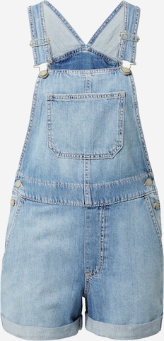 HOLLISTER Regular Dungaree jeans in Blue: front