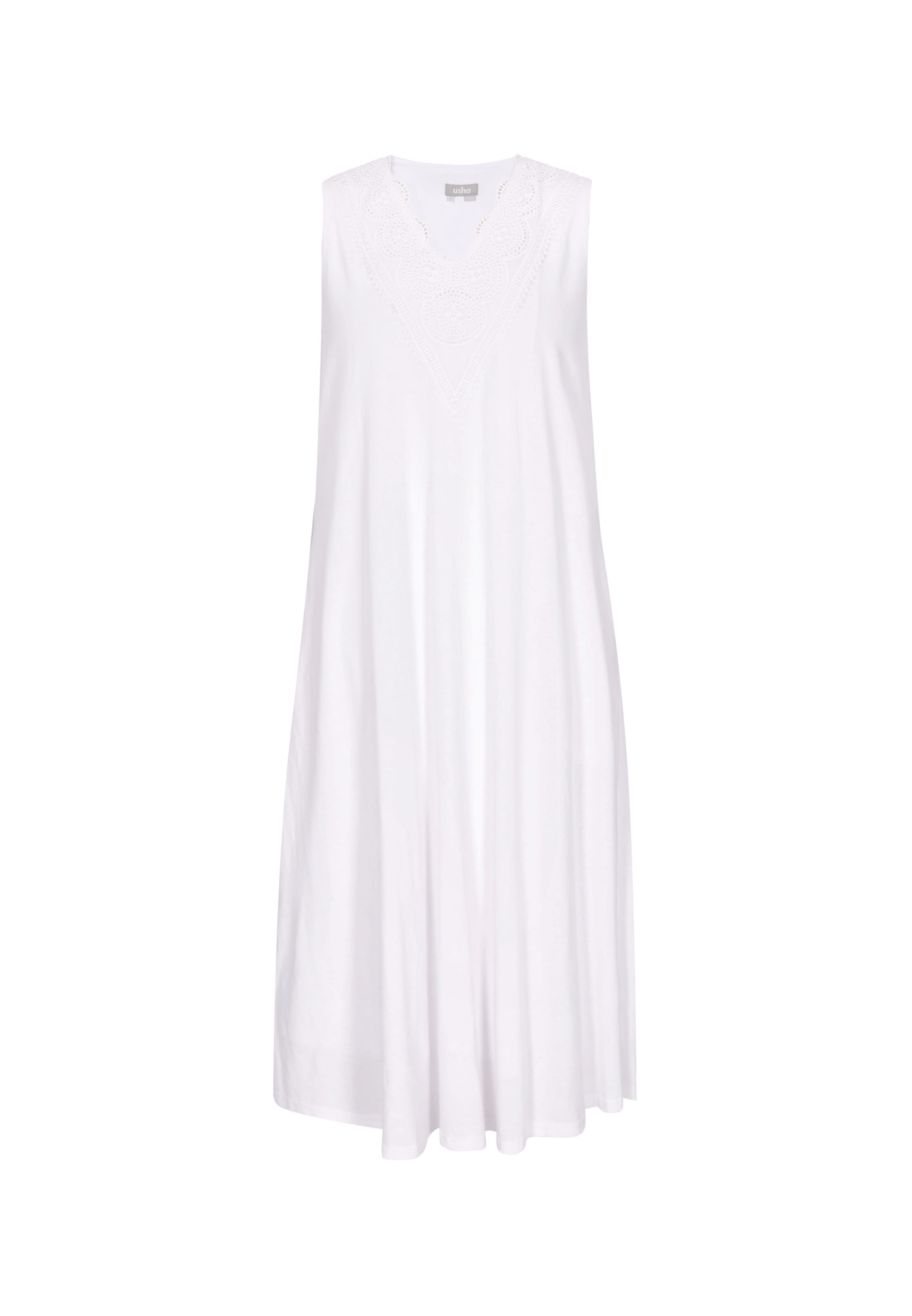 Usha Robe en blanc, Vue avec produit