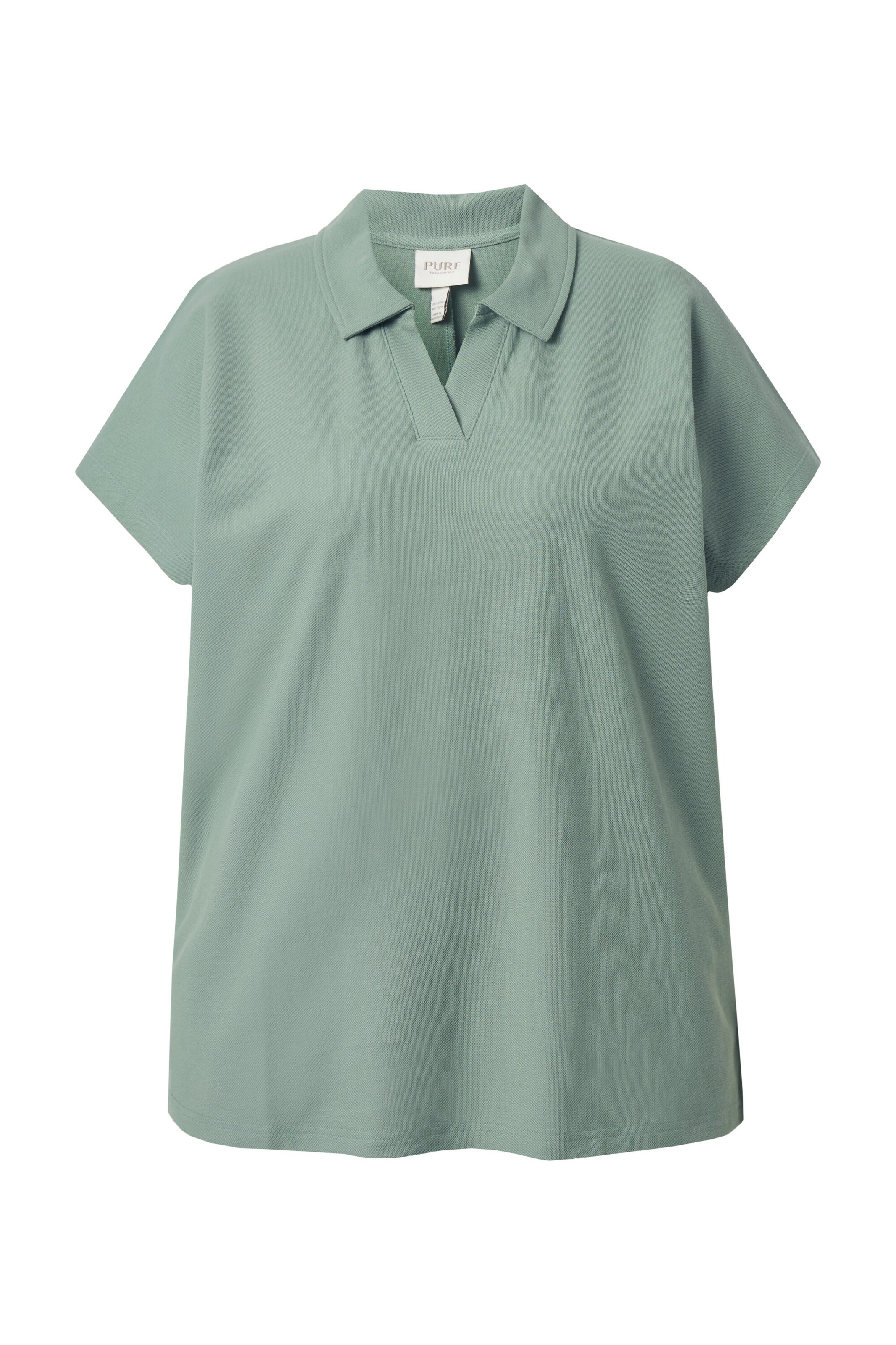 Ulla Popken Shirt in Groen: voorkant