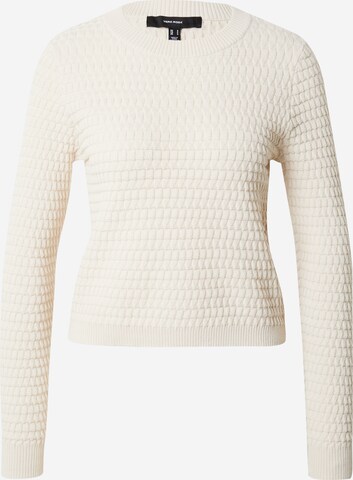 VERO MODA Pullover 'HART' in Beige: predná strana