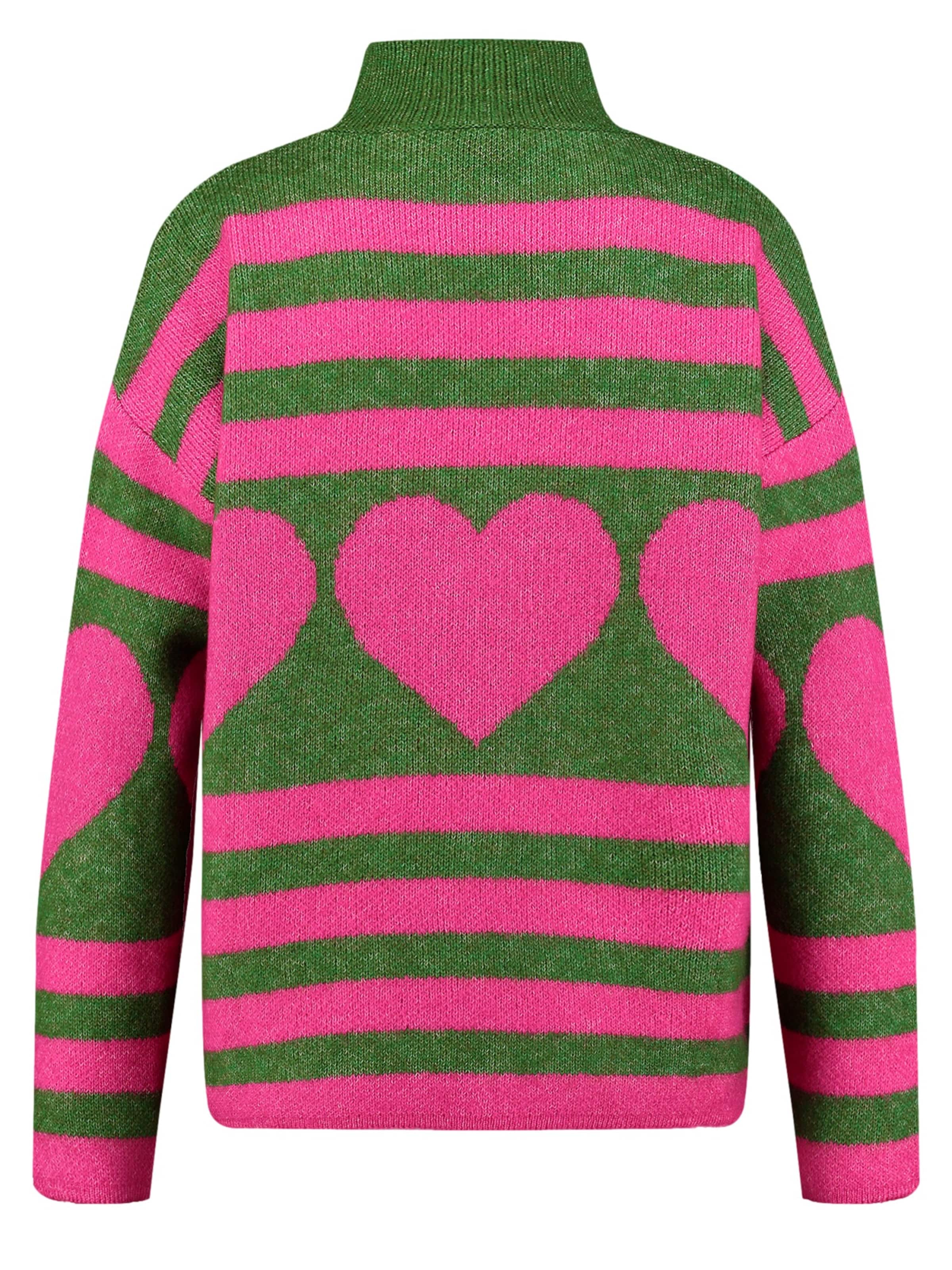 Key Largo Pullover 'DEAR' in Grün