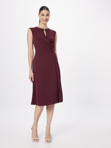 Lauren Ralph Lauren Εφαρμοστό φόρεμα 'KAYTLIN' σε κόκκινο