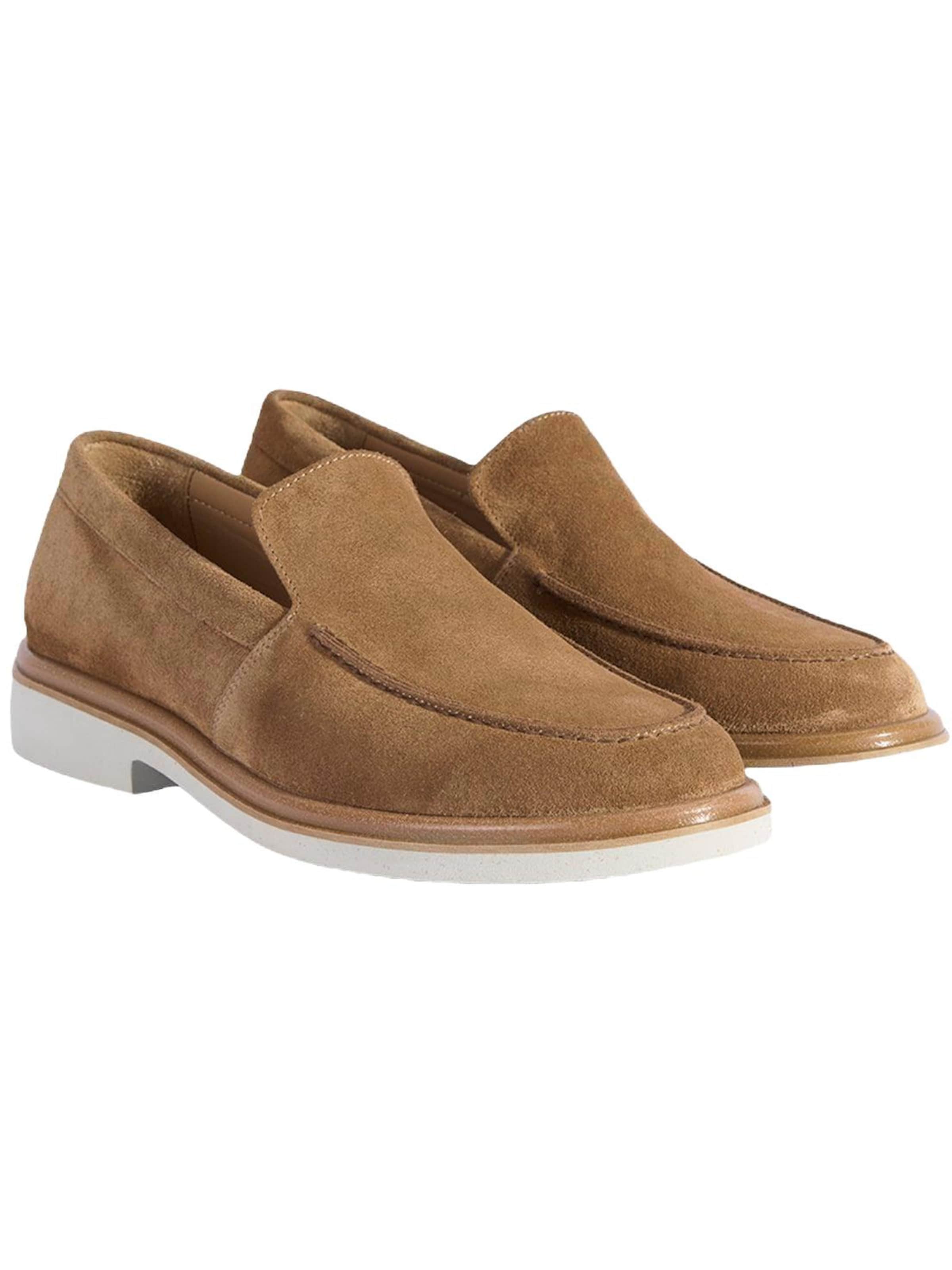 Chaussure basse 'Slipper' Desa en marron : devant
