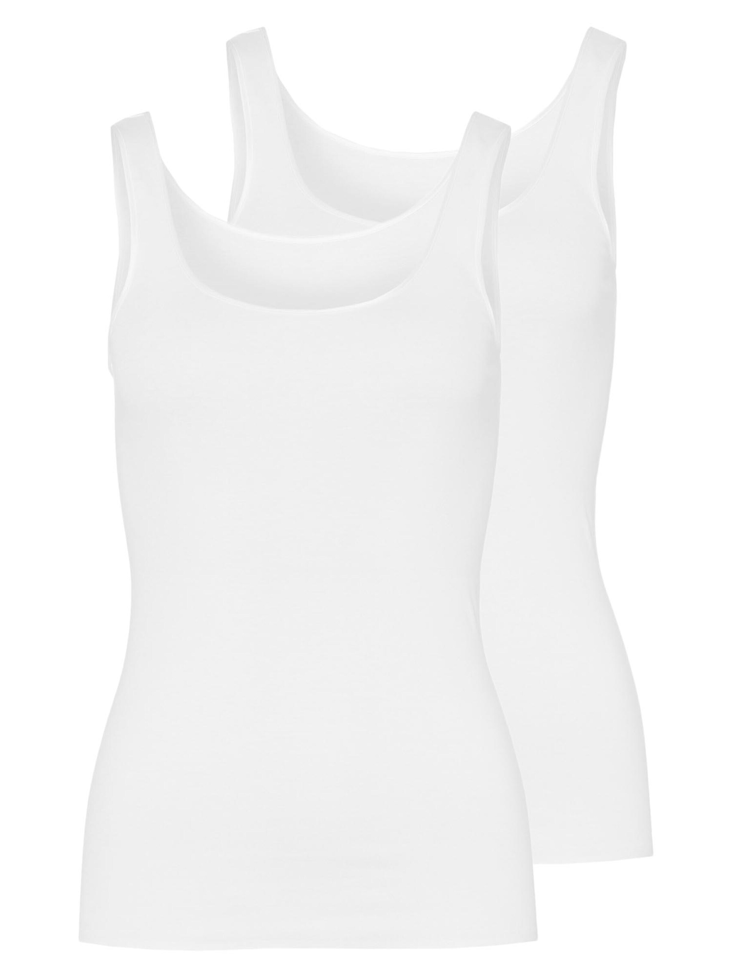 Hanro Onderhemd 'Cotton Seamless' in Wit: voorkant