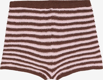 Bershka Housut koossa 34-36 värissä ruskea / kulta / khaki, Tuotenäkymä
