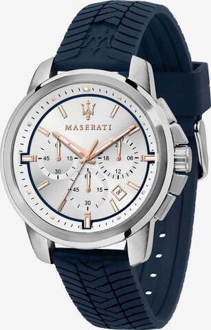 Montre à affichage analogique 'Successo' Maserati en bleu : devant