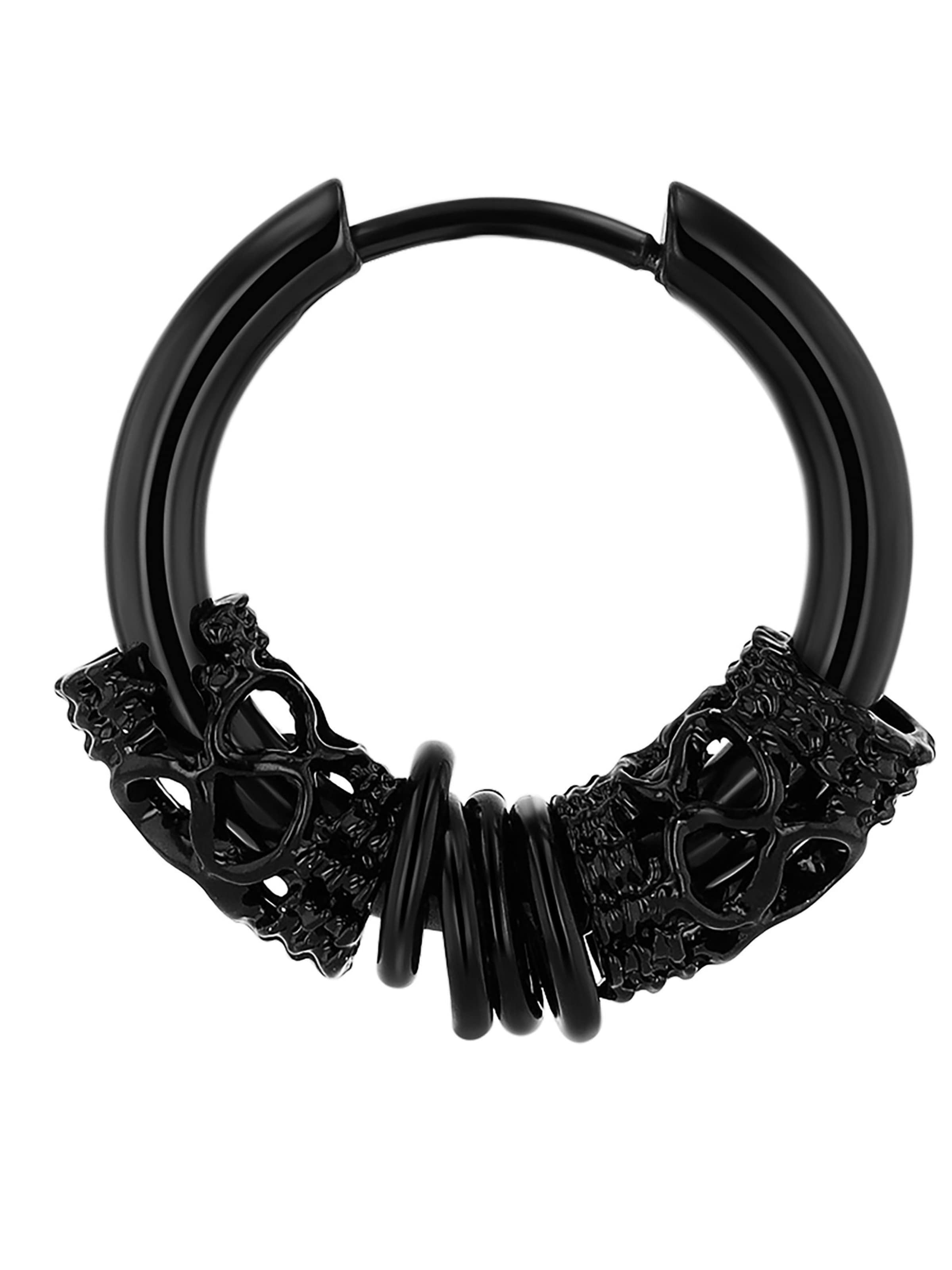 Akzent Earrings 'Malbec, langlebig' in Black