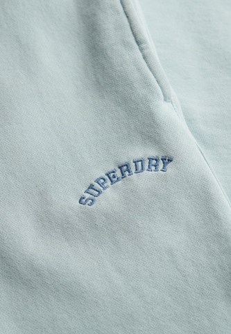 Wide Leg Pantalon 'Essential' Superdry en bleu