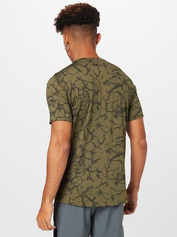 Tricou funcțional 'Rush Energy' de la UNDER ARMOUR pe verde