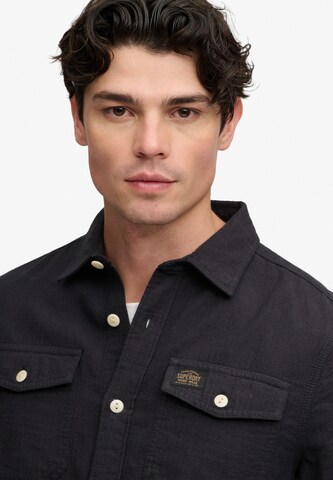 Fit confort Chemise Superdry & Co en noir