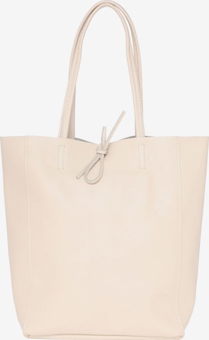 Zwillingsherz Shopper 'The Classic' in Beige: voorkant