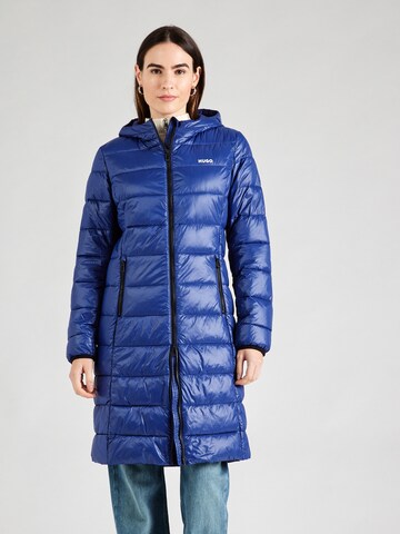 HUGO Winter Coat 'Famalia-2' in Blue: front