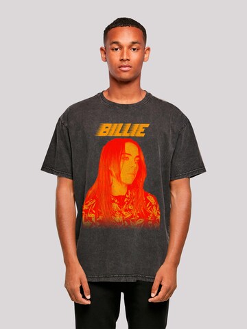 T-Shirt 'Billie Eilish' F4NT4STIC en noir : devant