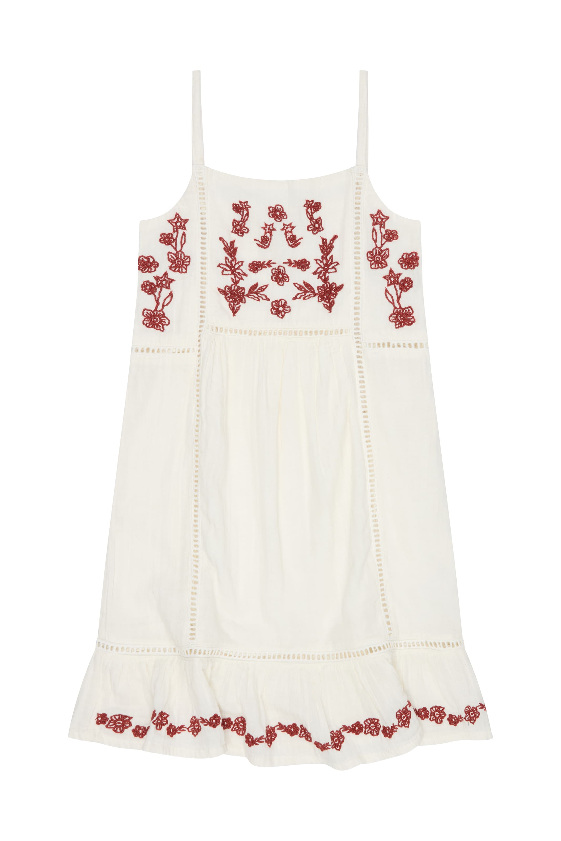 RAFFYA Kleid 'Eina' in Weiß: Vorderseite