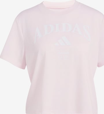 rožinė ADIDAS PERFORMANCE Sportiniai marškinėliai 'HRTG': priekis