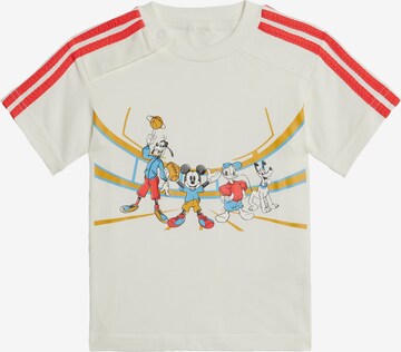 T-Shirt fonctionnel 'Adidas x Disney Mickey Mouse' ADIDAS SPORTSWEAR en blanc : devant