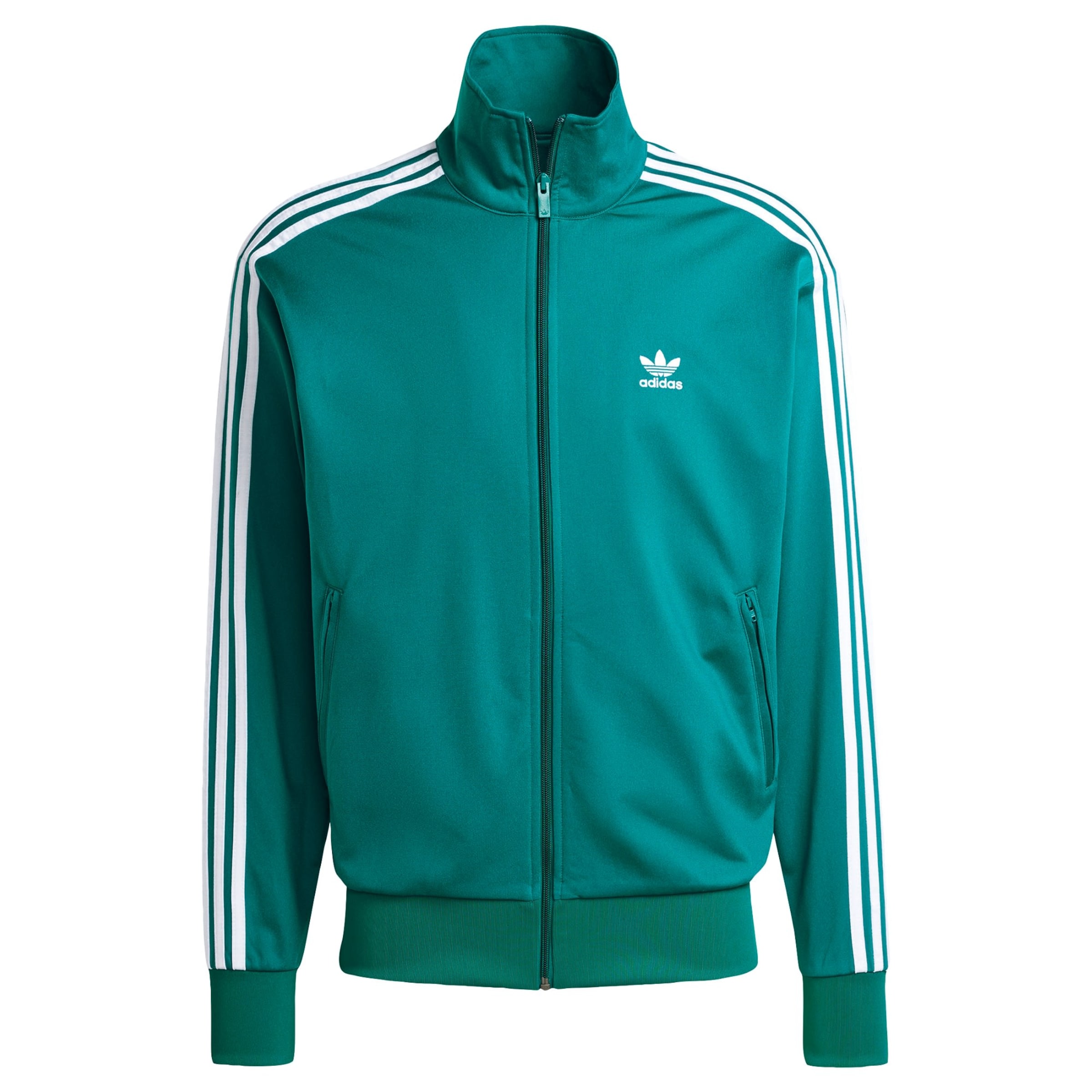 ADIDAS ORIGINALS - Sudadera con cremallera 'Adicolor Classics Firebird' en verde: frente