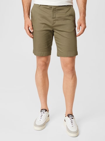 !Solid Regular Trousers 'Fred' in Green: front