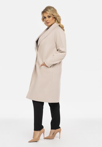 Manteau mi-saison 'Pini' Karko en beige