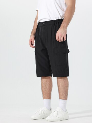 YOUTHUP Regular Cargo Pants in Black