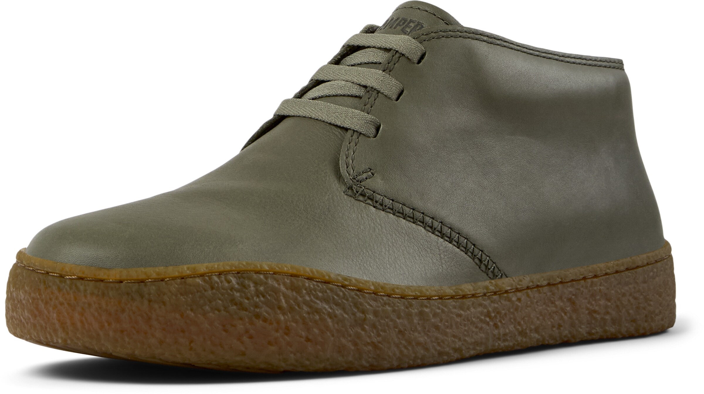 CAMPER Veterschoen 'Peu Terreno' in Groen: voorkant