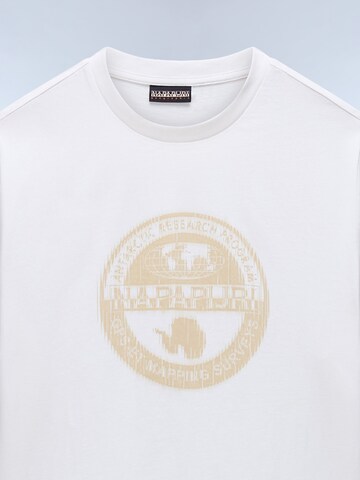 NAPAPIJRI T-Shirt  'S-Mahsa' in Weiß