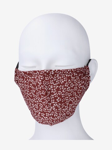 Six Mund-Nasen-Maske im Set in Rot: predná strana