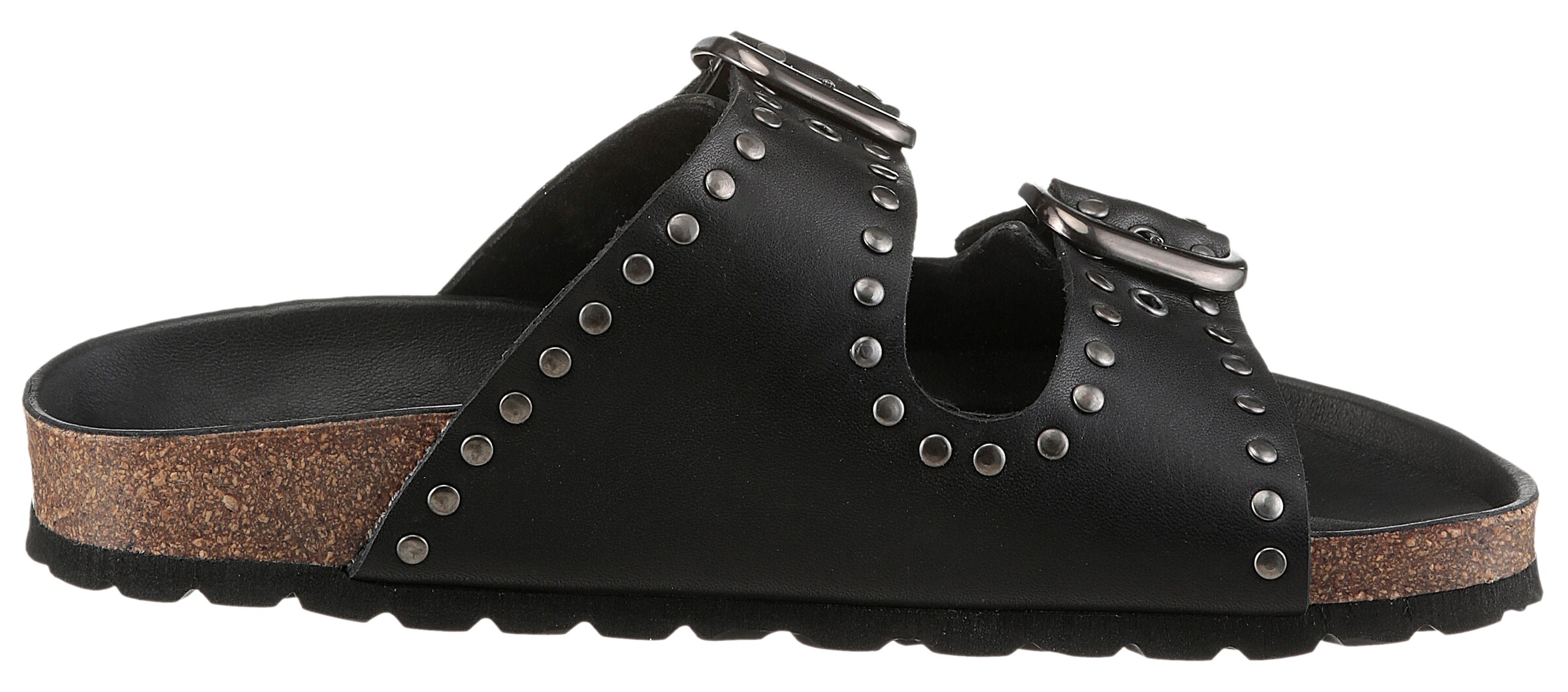 VERBENAS Mules 'RANDEL NAPA TACHAS' in Black