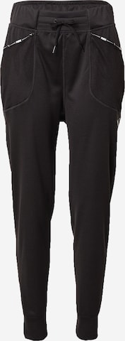 PUMA Tapered Sportsbukser i sort: forside