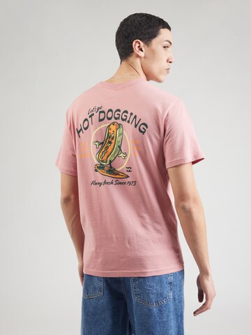 BILLABONG Tričko 'LUNCH BREAK' – pink: přední strana