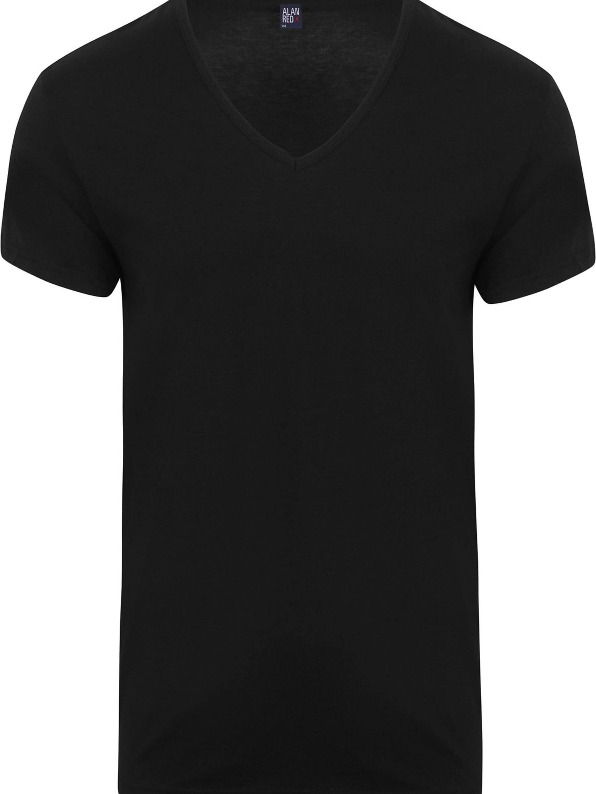 alan red Shirt 'Dean' in Black
