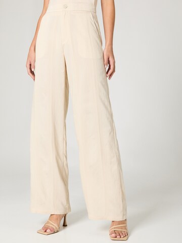 Pantaloni 'Hilka' di Guido Maria Kretschmer Collection in bianco: frontale