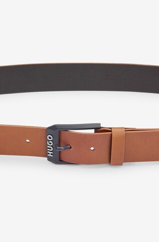 HUGO Belt 'Gelio' in Brown