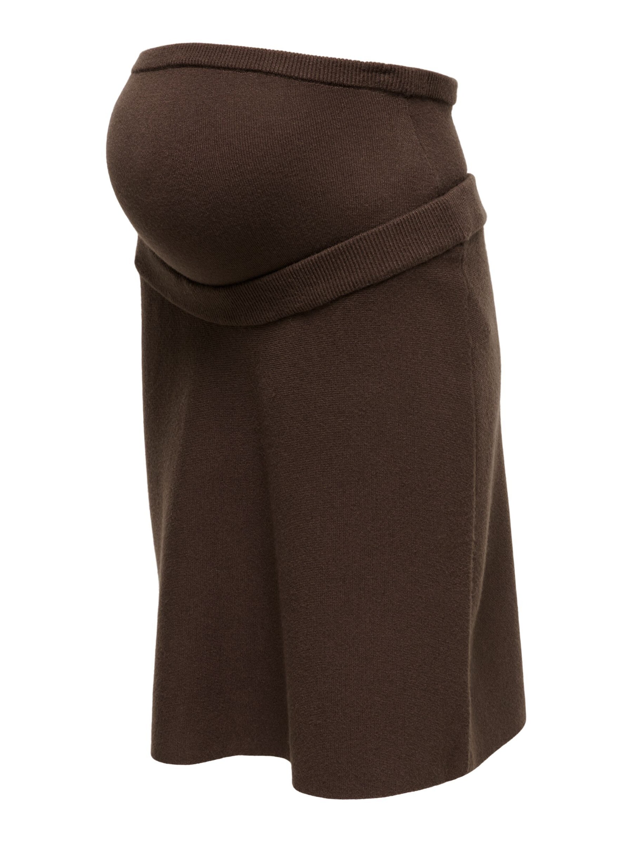 Only Maternity Skirt 'AMAR' in Brown
