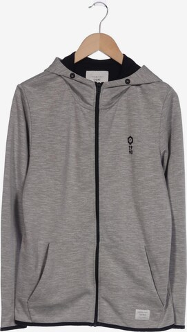 JACK & JONES Sweatshirt & Zip-Up Hoodie in S in Grey: front