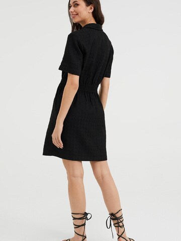 WE Fashion Shirt dress in Black