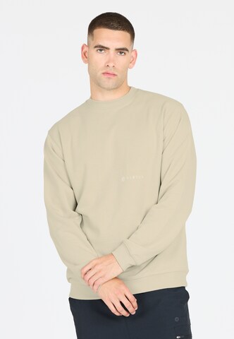 Virtus Sportsweatshirt 'Kayden' in Beige: voorkant