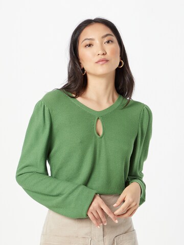 MORE & MORE Sweater in Green: front