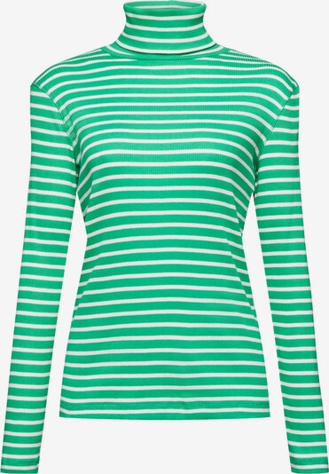 ESPRIT Shirt in grün / weiß, Produktansicht