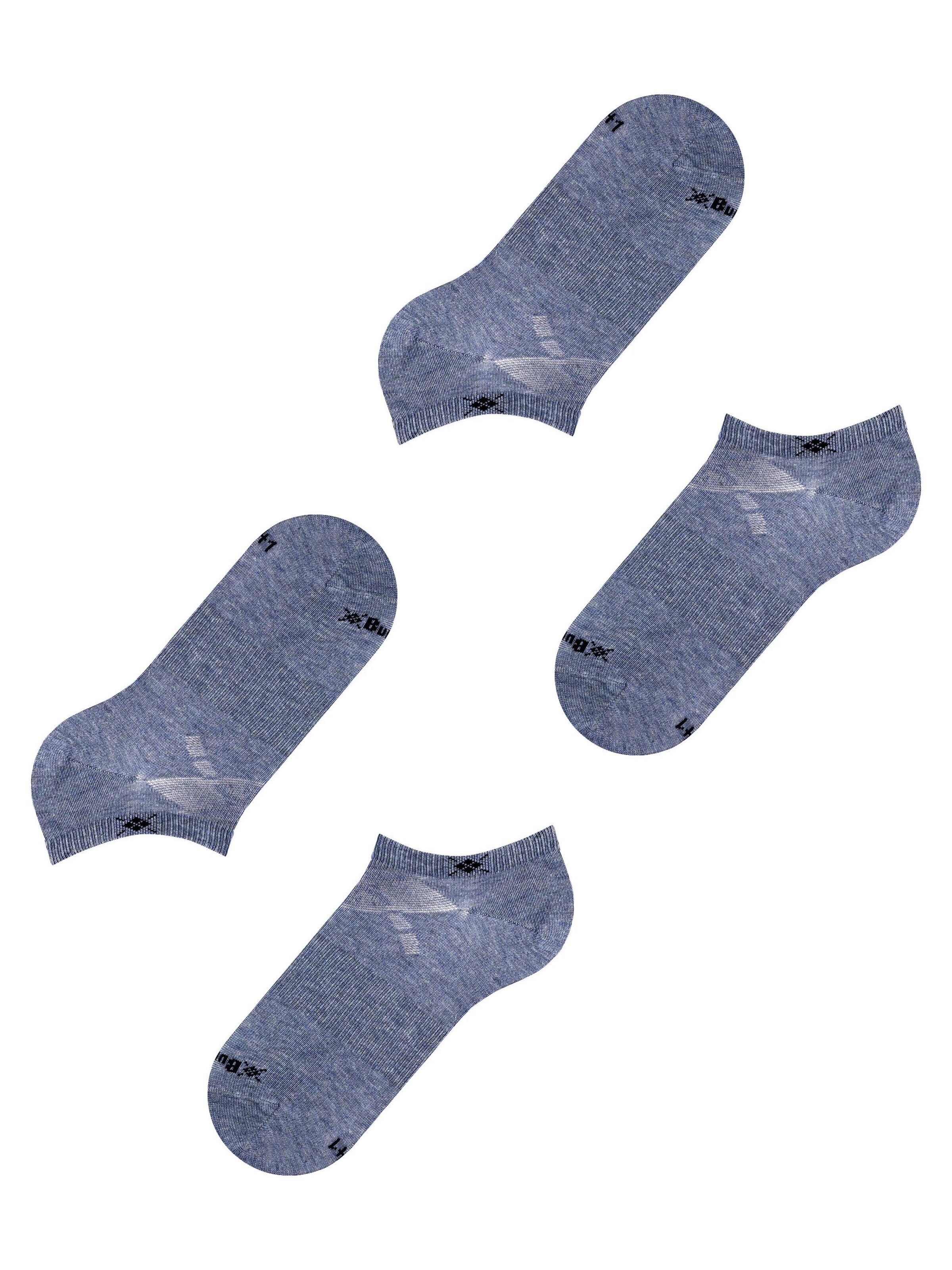 BURLINGTON Ankle Socks 'Everyday 2-Pack' in Blue